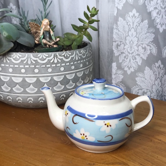 Vintage Other - Vintage housewares flower teapot by MDH crafts